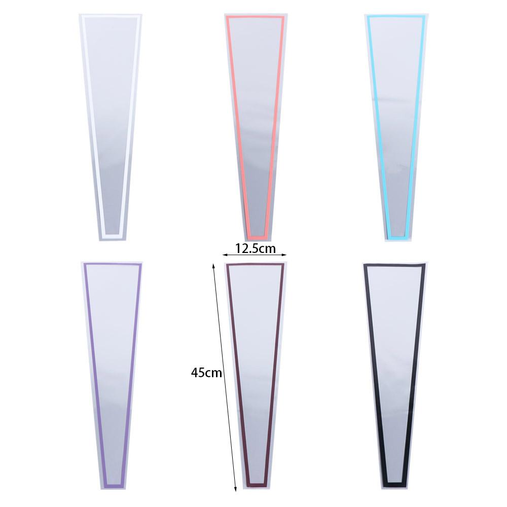 50PCS Transparent Flower Packaging Bag Waterproof Bouquet Packing Material Wrapping Paper  Wedding
