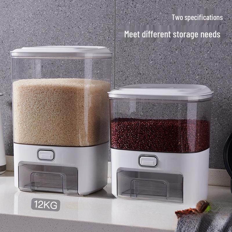 Zhishi Japanese Style Large Capacity Rice and Grain Dispenser