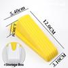 Practical Safety Soft Silicone Door Stoppers Block Wedges Doorstops Home Anti-Collision Stop Wear Resistant