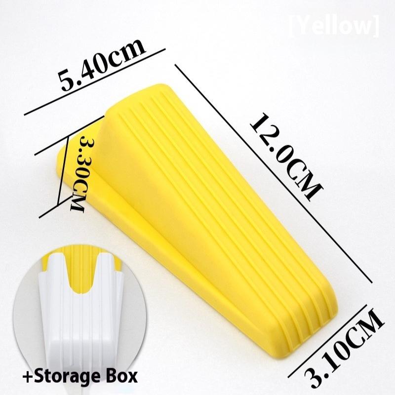Practical Safety Soft Silicone Door Stoppers Block Wedges Doorstops Home Anti-Collision Stop Wear Resistant