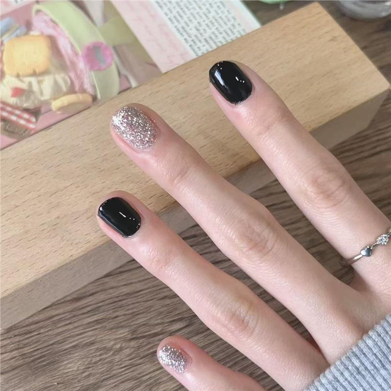 Wine Red Glitter Peel-Off Nail Polish - Long-Lasting Shiny Crystal Burst, 2026 New Internet Celebrity Favorite