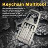 Keychain Multitool Screwdriver Bit Foldable Bike Repairs Tool Stainless Steel Bottle Opener Phone