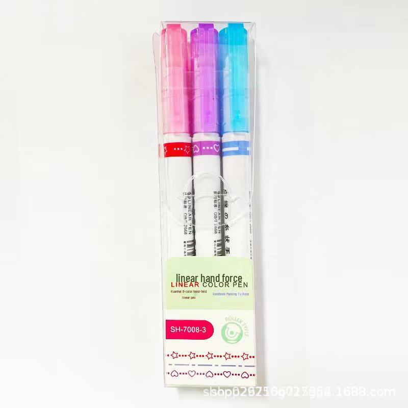 Colorful Double Line Outline & Curve Pen for Art and Craft