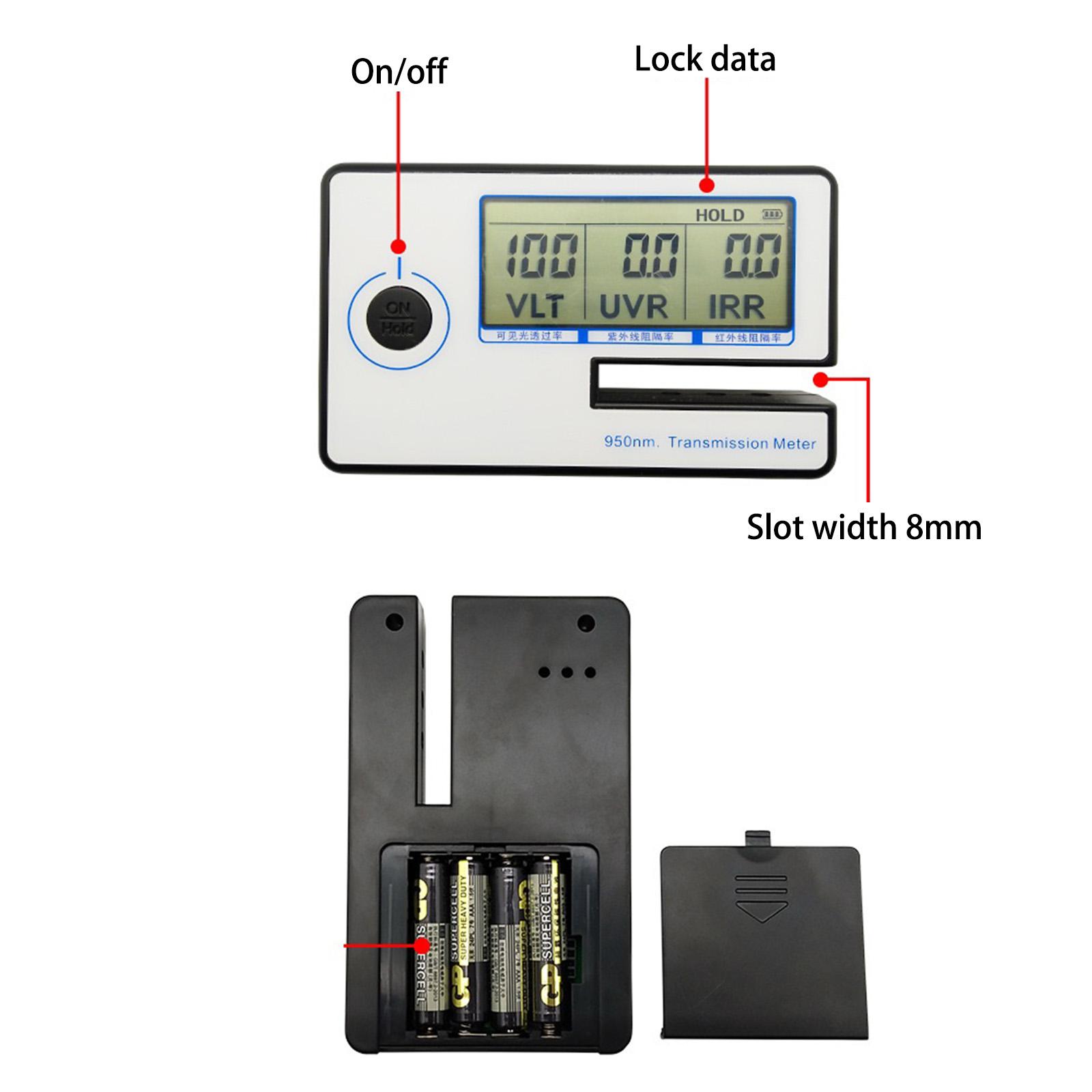 ABS Material Solar Film Testing Device with Energy Efficient Operation Easy to Carry for Automotive Motorcycle Glass 1