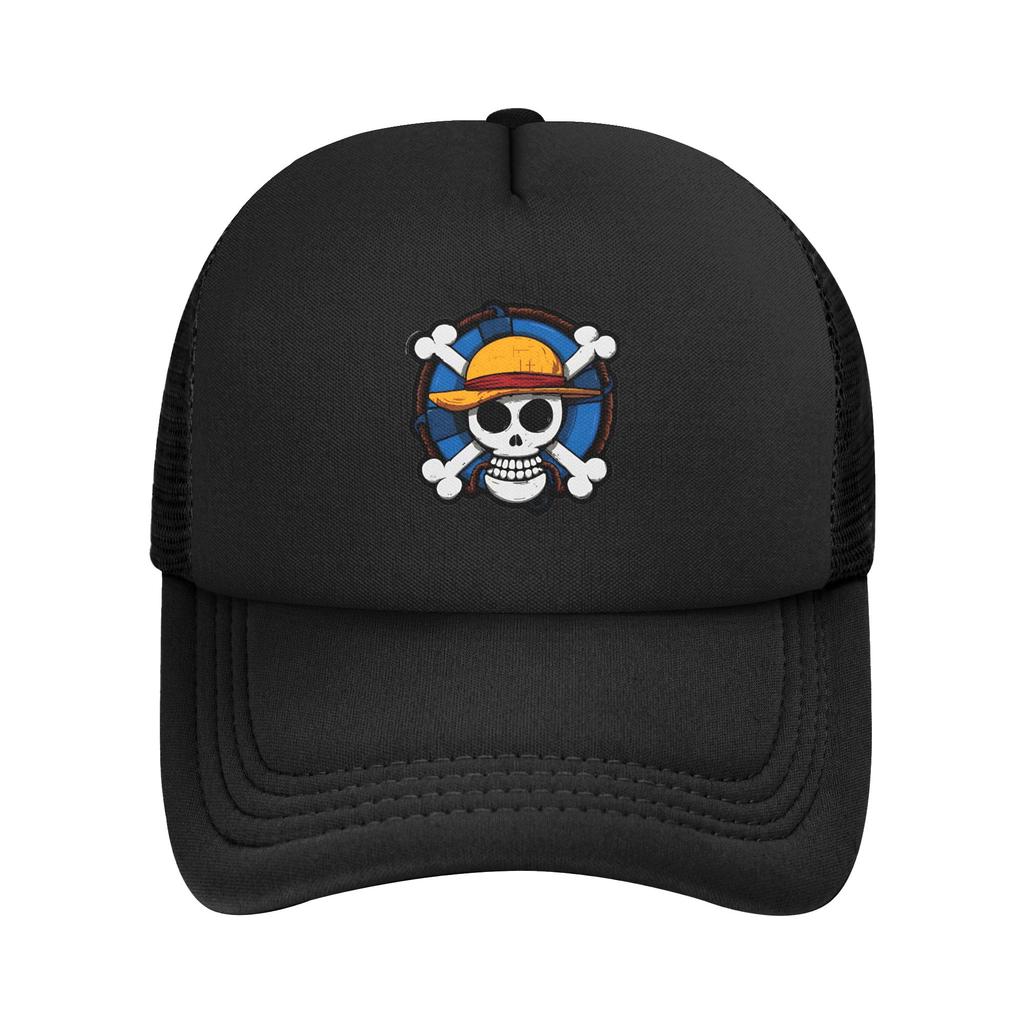 Unisex Women Zoro Wanted onepieces Trucker Hats Outdoor Mesh Baseball Cap Polyester Hats Adjustable Sun Caps Summer
