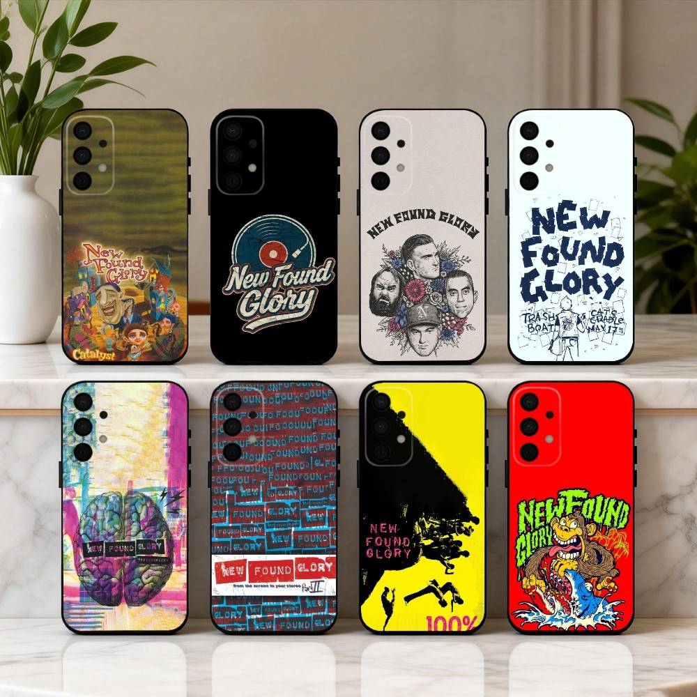 Punk N-New Found Glory Band phone Case For Samsung Galaxy A73,A72,A71,A70,A53,A52,A51,Others Soft Black Shell