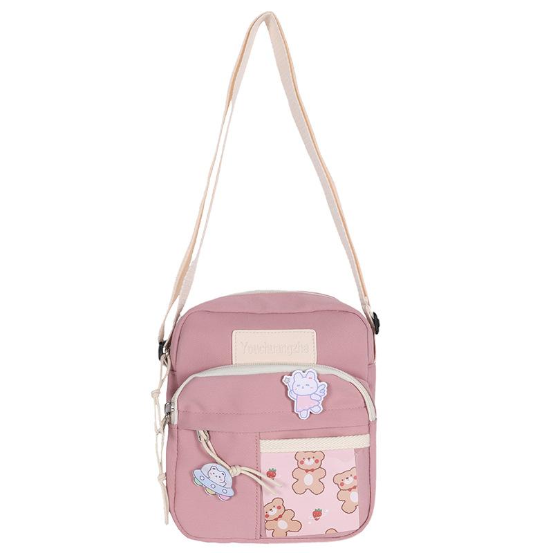 Newest Small Shoulder Bag Japanese Ins Vintage Sense Cute Creative Soft Girl Student Messenger Bag