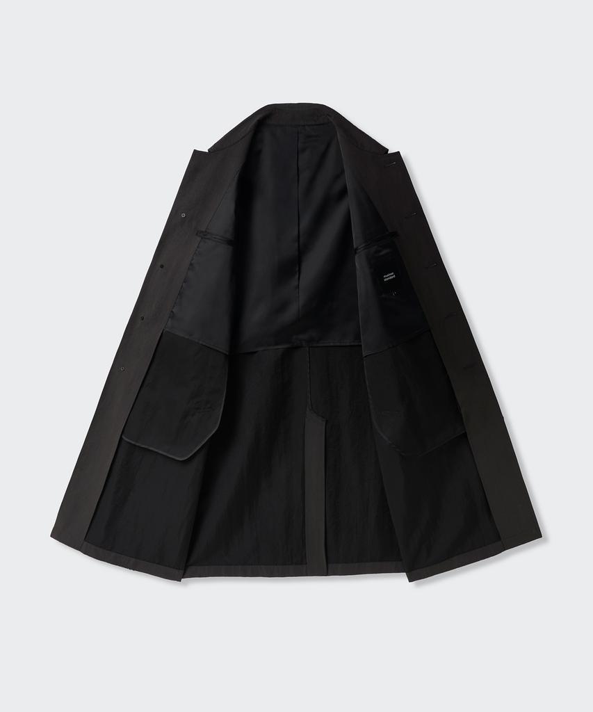 Musinsa Standard [City Workers] Karmor Single Trench Coat [Grey]