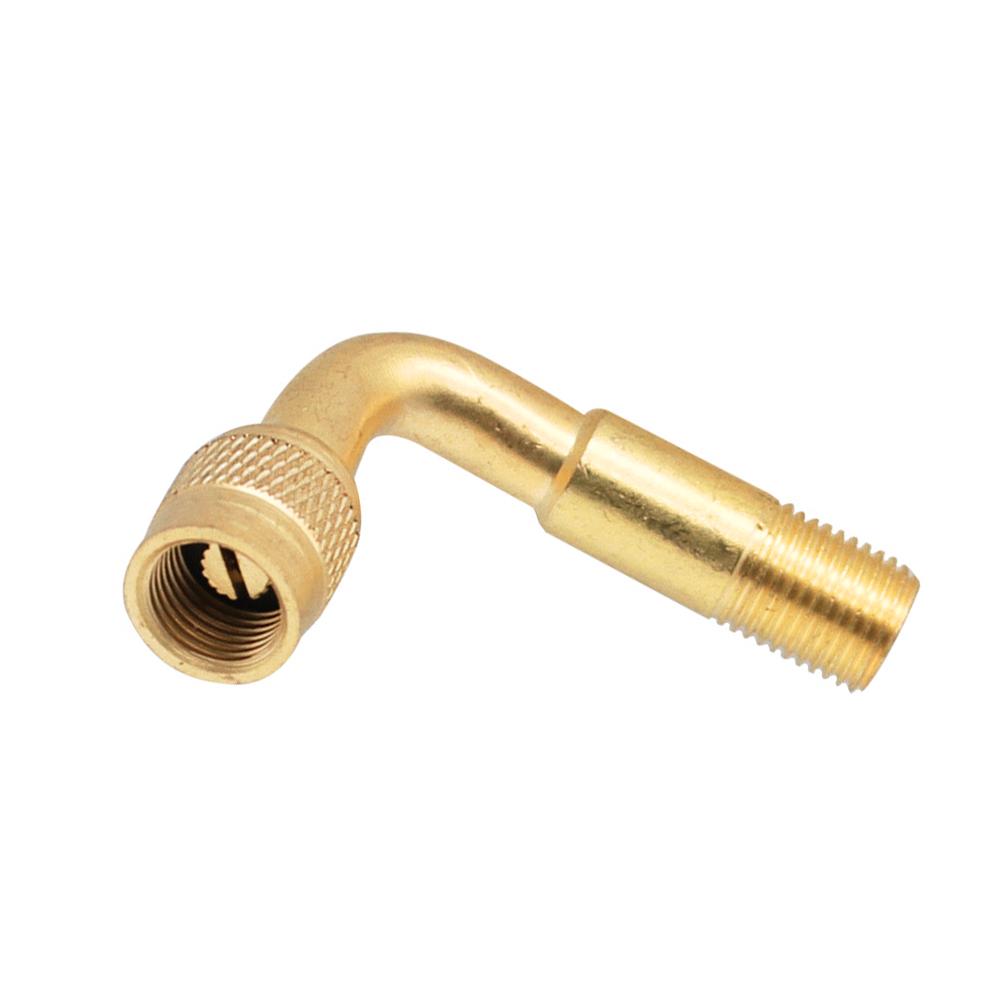 45/90/135 Degree Angle Brass Motorcycle Bent Valve Adaptor Tyre Tube Valve Extension Adapter for Car Truck Motorcycle Cycling Accessories