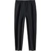 Anta Comfortable Casual Versatile Fleece Lined Thick Knitted Sports Pants Women Bottoms Black 162447331N-1