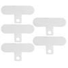 1-10PCS Sturdy TPU Cellphone Lanyard Gasket Pads Universal Flexible Phone Replacement Part Hanging Strap Patches Cord Clip