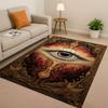 3D Freemasonry All Seeing Eye Symbol Evil Eye Living Room Non Slip Area Rug Carpet for Bedroom Playroom Sofa,Home Decor Doormat