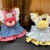 Spitze Haustierbekleidung Geschirr Kleider Für Kleine Kleine Hunde Welpe Tier Prinzessin Bichon Pomeranian Sommer Herbst Katze Denim Röcke