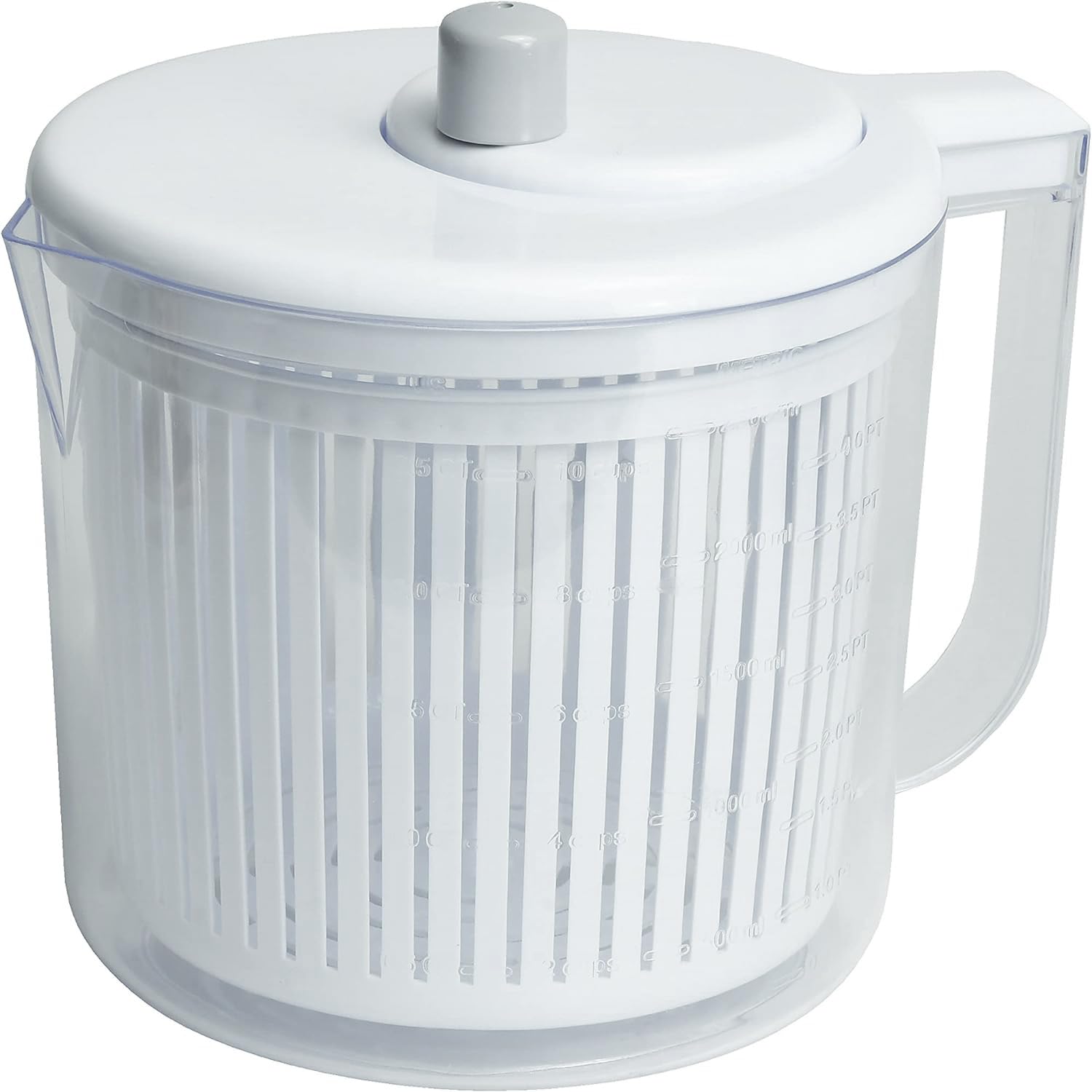 

Pearl Metal Plastic Simplice Vegetable Drainer C-1066 білий