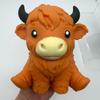 Jumbo Hooglandkoe Stressballen Squishies Fidget Speelgoed Knijpbal Fidget Speelgoed voor Volwassenen Langzaam Rijzend Stressverlichting Knijpspeelgoed