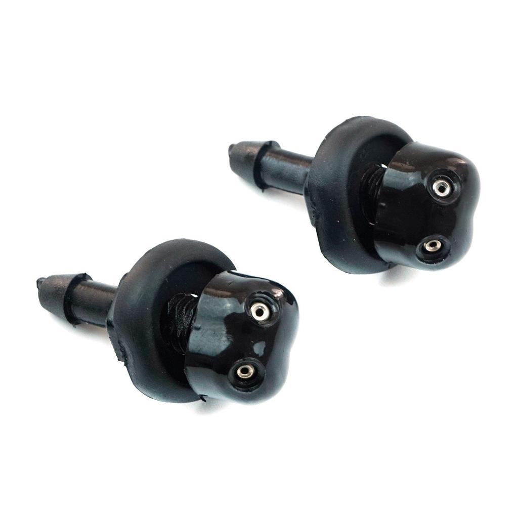 ESP525 2 Stück Universelle Auto-Doppelloch-Scheibenwaschdüse Wischerwasser-Sprühstrahl-Kit