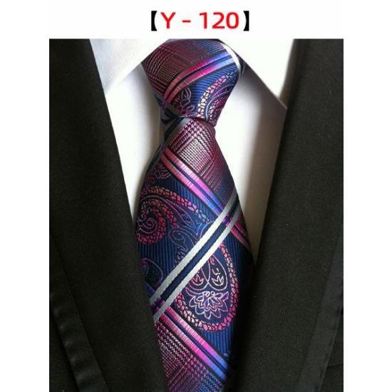 8Cm Polyester Herrenkrawatte Cashew Blumenanzug Krawatte