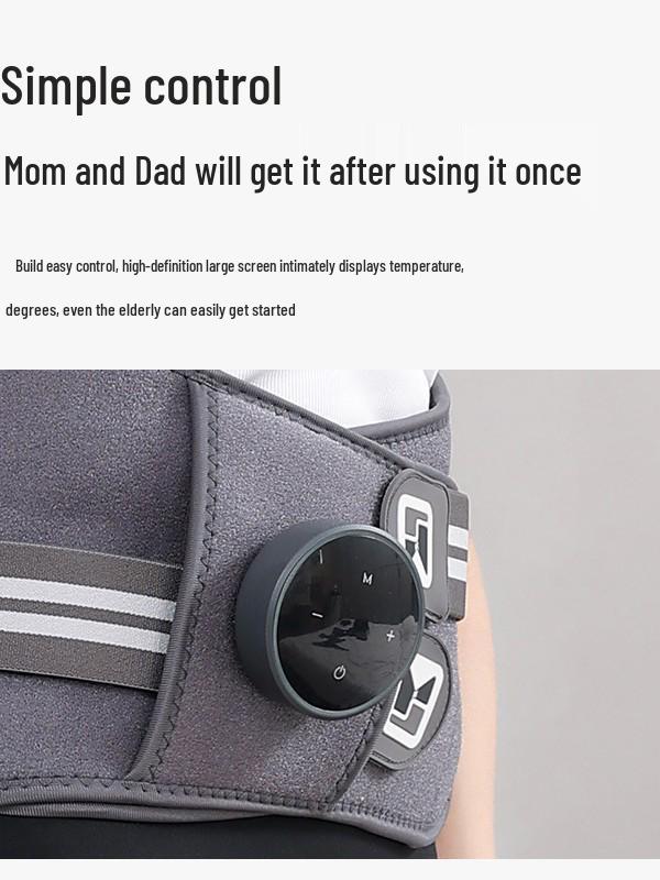 Breathable Sports Waist Support Belt with Steel Plate & Intelligent Massage