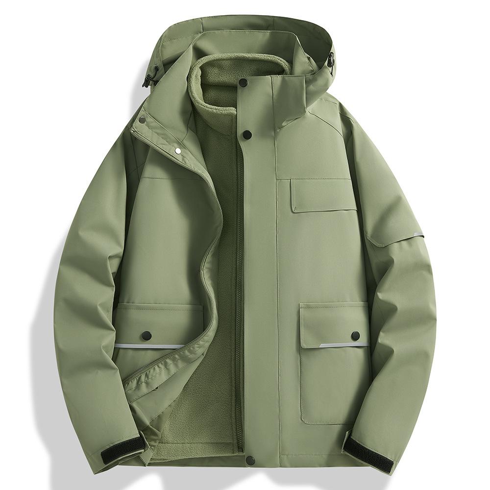 Winter Three-in-one Jacket Trendy Loose Handsome Casual Jacket