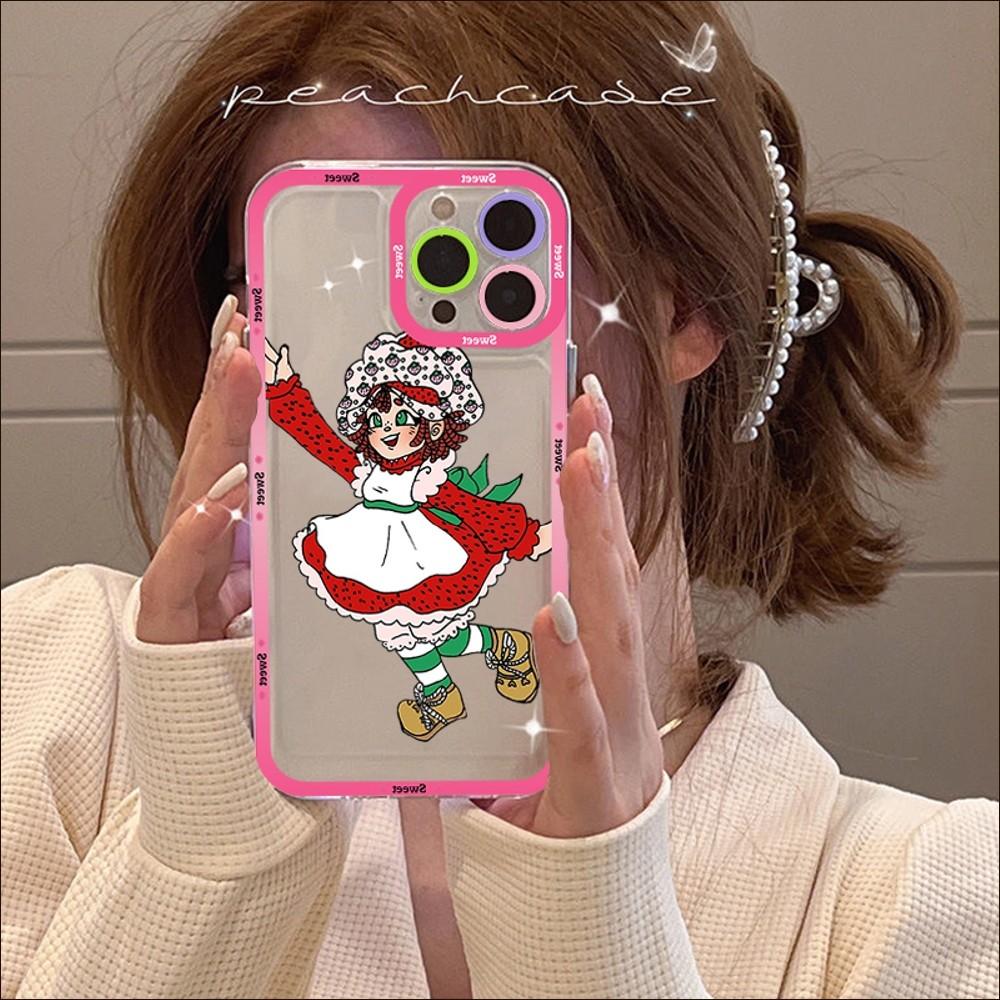 Husa de telefon Strawberry Shortcake pentru iPhone 14 13 12 11 Pro Max XS X XR SE 2020 6 7 8 Plus Mini Husa de protectie