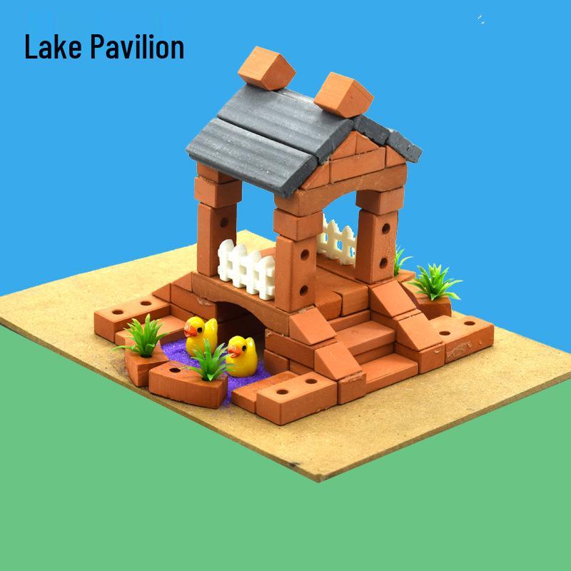 Little Bricklayer DIY Cement House Building Blocks - Educational Toy for Children