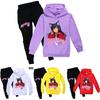 Aphmau Print Kids Cotton Cartoon Hoodie And Long Pants Set For Winter And Spring Playwear