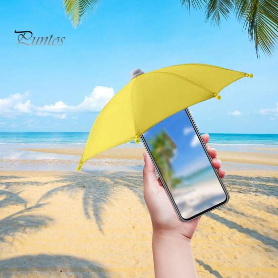 Supporto Per Cellulare Con Ventosa E Ombrellino Parasole - Accessorio Carino Per Telefono, Per Spiaggia E Passeggiate