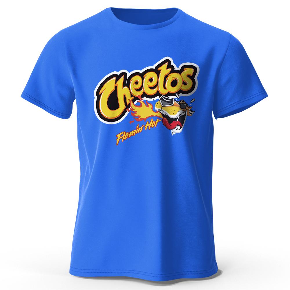 Men's Cartoon Printed T-Shirt 100% Cotton Oversized Classic Funny Graphic Tees for Men Women Summer Tops
