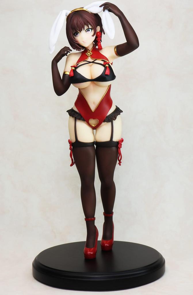 Lechery Yuyu Red Bunny Illustration by Yanyo Scale PVC Complete Figure Ver. 1/6 Pre-painted