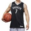 Nike Casual Sports Suit Brooklyn Nets Durant 7 Printed V-Neck Competition Training Outdoor Trendy Vest Kids Tops Black 3Z2B7BZ2P-NYNKD
