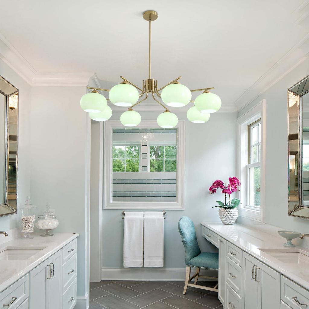 Modern Nordic Cream Chandelier - Luxury Living Room & Restaurant Lighting