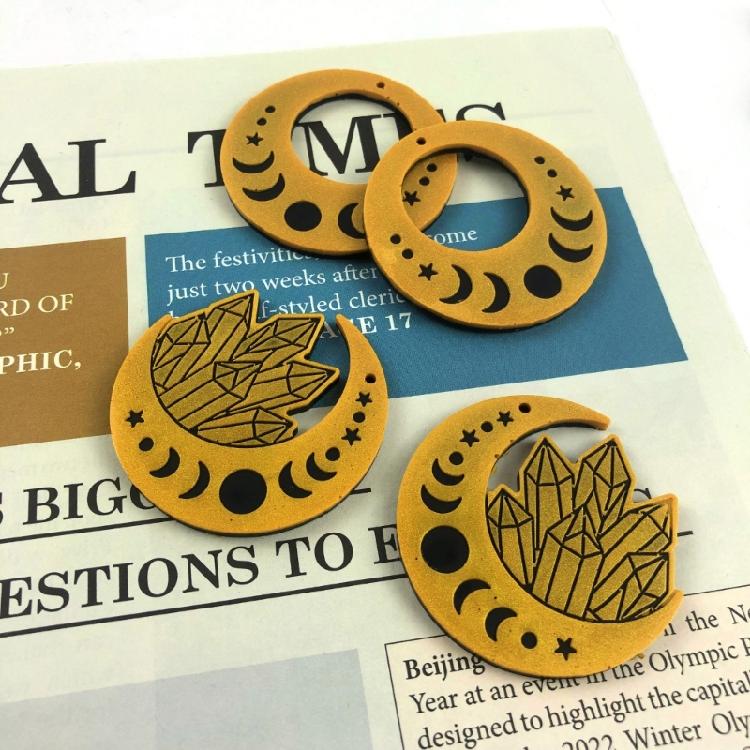 Ohrringanhänger Kristallharzformen Silikonform Wassertropfenanhänger Epoxidharz-Bastelarbeit