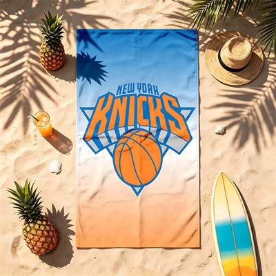 Les Knicks de New York (5) Serviette de plage Thème Résistante au sable Douce et Confortable Convient pour la Piscine le Camping le Yoga et la Plongée Un Voyage