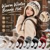 Tassel Tie Knit Hat Windproof Winter Hat New Tassel Beanie  Autumn Winter Daily Wear