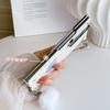 Applicable To Samsung Zfold1Ultra Folding Screen Mobile Phone Case Magnetic Suction Bracket W11 Double Central Axis  Cover Small and Fresh