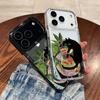 Cool Cat Transparent Case For iPhone 16 Pro 15 14 13 12 11 17 Pro Max 7 8 Plus XS 16E Silicone Shockproof Clear Soft Cases Cover