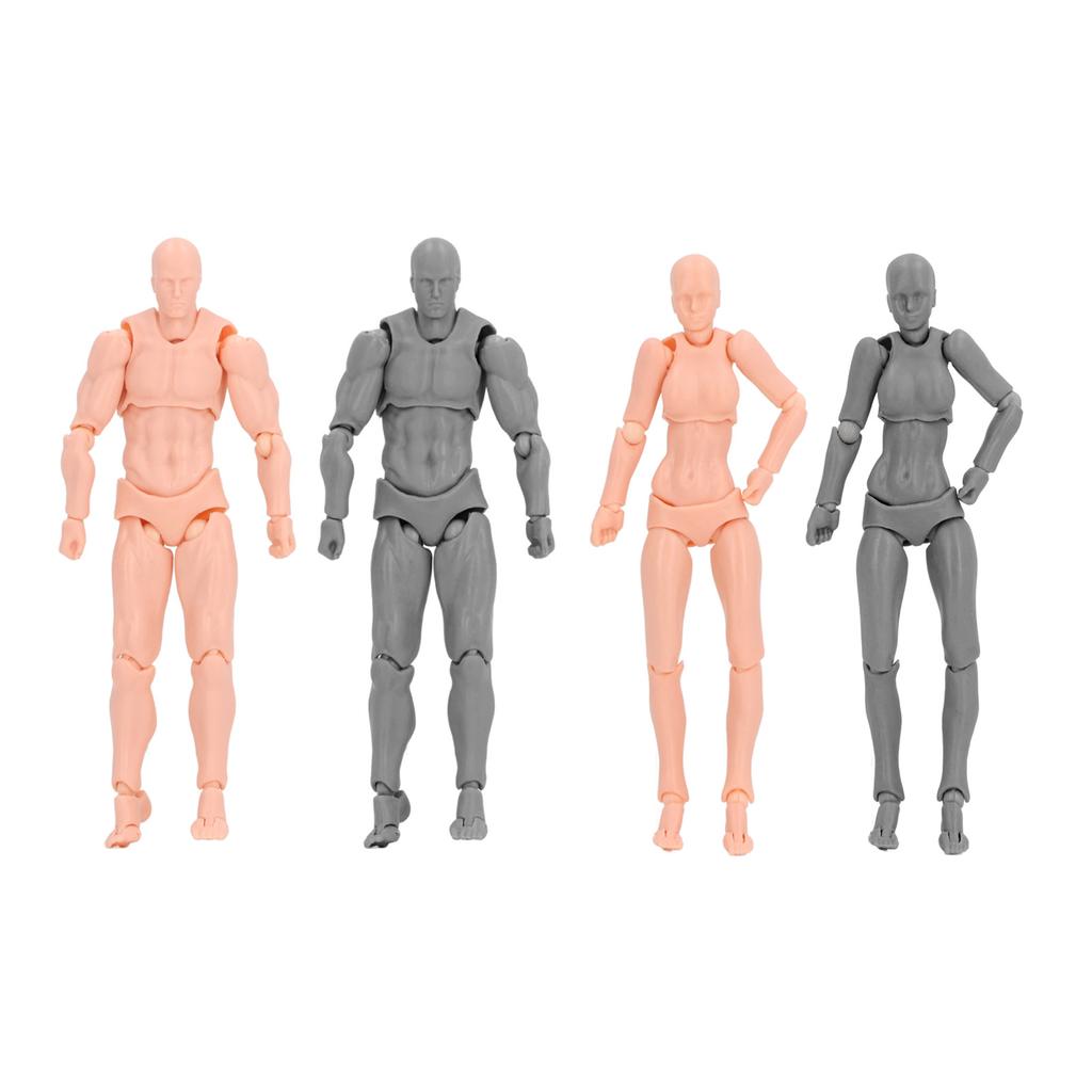 Figure Model PVC Action Figure Drawing Model Movable Joint Pedestal Support Artist Draw Painting Mod