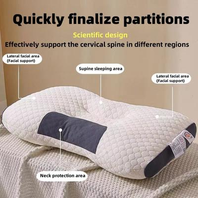 Cervical Orthopedic Neck Pillow Help Sleep And Protect The Pillow Neck Household Soybean Fiber SPA Massage Pillow For Sleeping