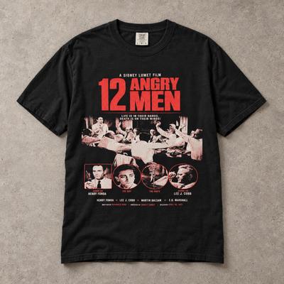 12 Angry Men Movie Shirt, Henry Fonda Vintage Graphic Tee, Classic Film Lover Gift, Sidney Lumet Cinema T-Shirt, Retro Movie Poster Tee