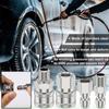 Professional 1/4" NPT Quick Releases Pressure Washer Hose Adapters, 4Piece Corrosion Resistant Stainless Steel Connector