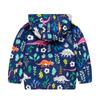 Meanbear Spring and Autumn Boys' and Girls' Long Sleeve Wind and Rain Proof Hooded Zipper Jacket