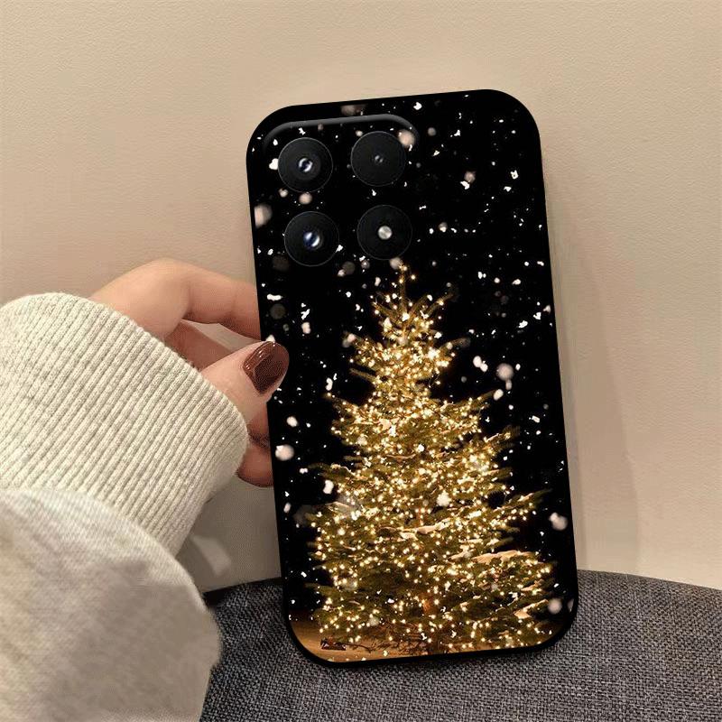 Christmas Silicone Case For Xiaomi 17 Pro Max 15 14 13 Ultra Pro 13Lite Cover Soft TPU Shockproof Protective Shell Fundas Coque