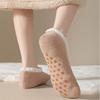 Thickened Lamb's Wool Socks Non-slip Bottom Winter Warm Sock Sleeping Slipper Socks  Autumn Winter