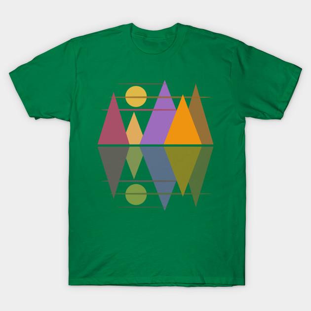 Unisex Fashion TShirt Moon Over The Mountains 6 Print TShirt Plus Size S-5XL T-Shirt 100%Cotton Tops O Neck Short Sleeve Tees