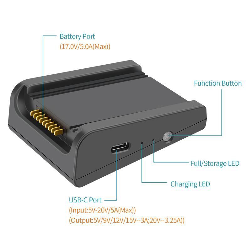 Battery Charger For DJI AIR 3/AIR 3S USB Single-Channel Rechargeable  Charging Quick Charge Accessories
