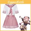 Fate Astolfo Cosplay Sailor Uniform With Butterfly Bow Japanese Student Socks