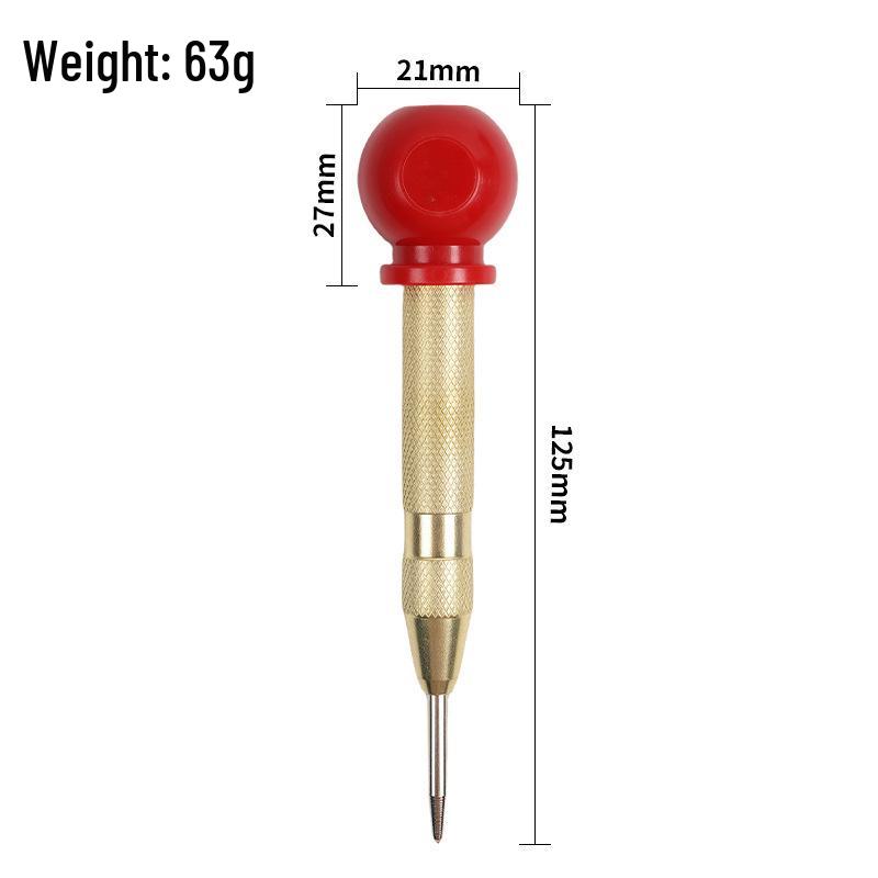 Automatic Spring-Loaded Glass Punch and Window Breaker
