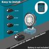 1Pcs Spotlights Camping Lamp 18V Lithium Battery Case Bl1830 Led Working Lights Flashlight Torch For Bl1860 Li-Ion Cell Pack