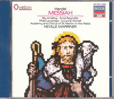 CD GEORG FRIEDRICH H?NDEL . THE ACADEM - Messiah (Arias And Chorusses - Airs 4177352 Decca 1987 Germany Classical Used