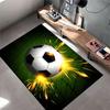 Soccer Ball Goal Spark Design suitable as a non-slip mat for the living room or bedroom sofa